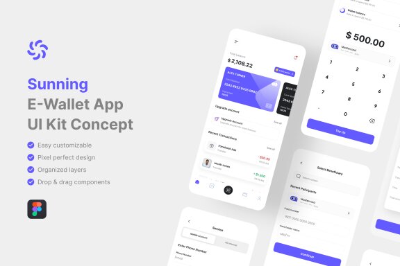 E-Wallet App UI Kit