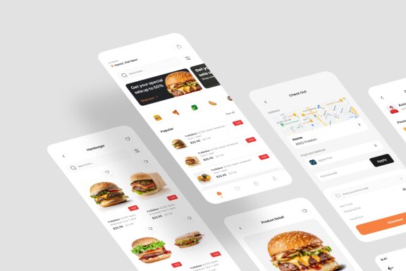 Food Deliver App UI Kit