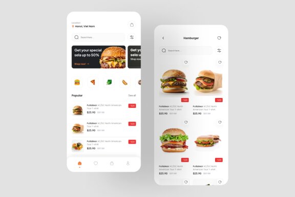 Food Deliver App UI Kit