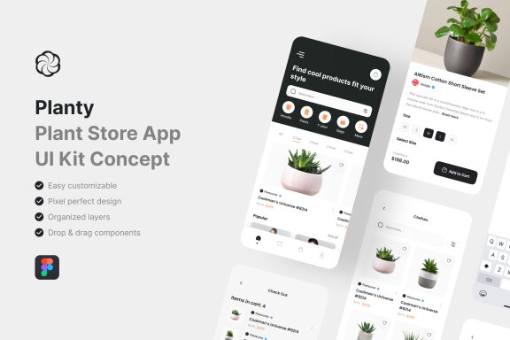 Plant Store App UI Kit