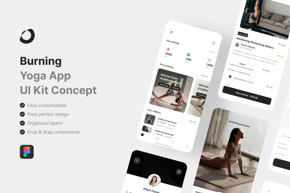 Yoga App UI Kit