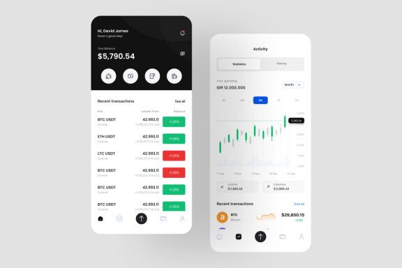 Crypto App UI Kit
