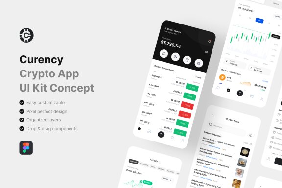 Crypto App UI Kit