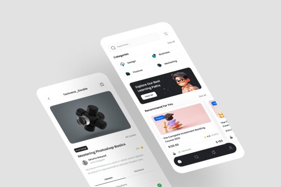 Online Learning App Free UI Kit