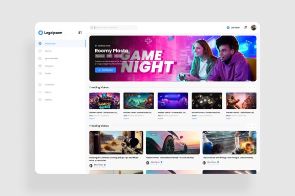 Gamming Dashboard UI Kit