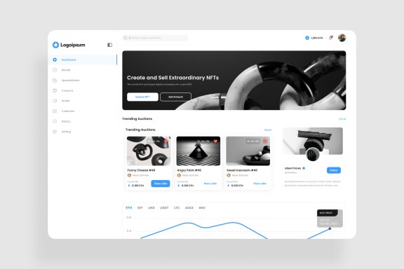 NFT Dashboard UI Kit