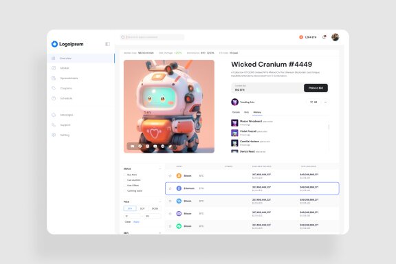 Crypto Portfolio Dashboard UI Kit