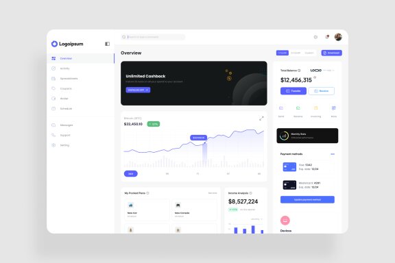 Balance Management Dashboard UI Kit