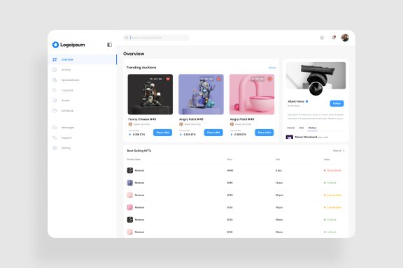 NFT Sale Dashboard UI Kit