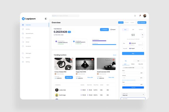 NFT Analysis Dashboard UI Kit