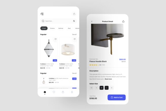 House Decor App UI Kit