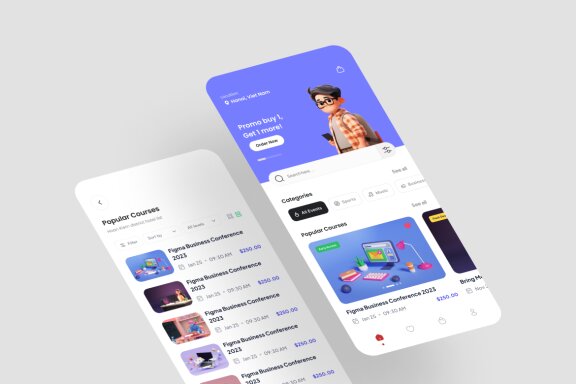 E-Learning App UI Kit