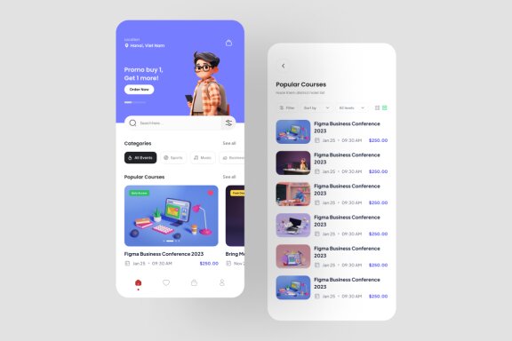 E-Learning App UI Kit