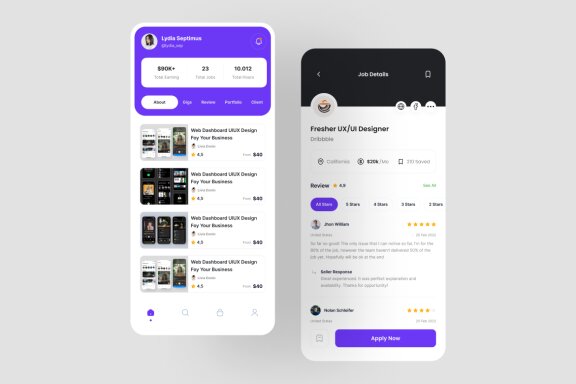 Job Finder App UI Kit