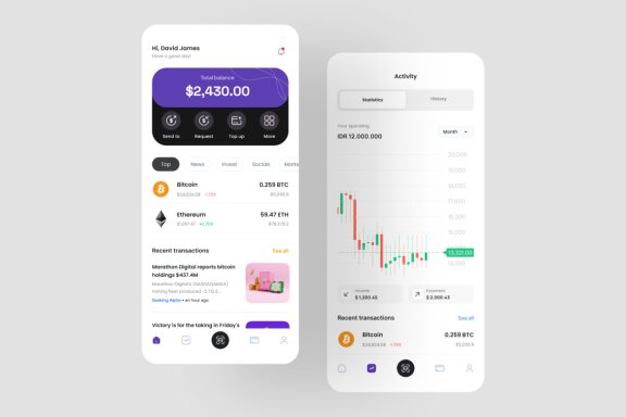 Crypto App UI Kit