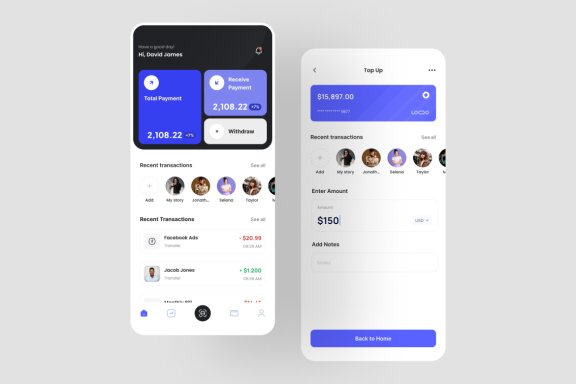 E-Wallet App UI Kit