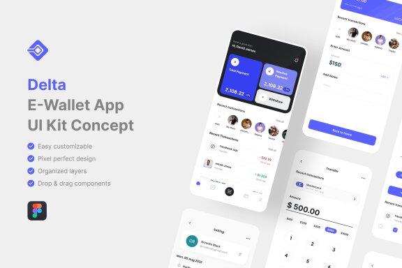 E-Wallet App UI Kit