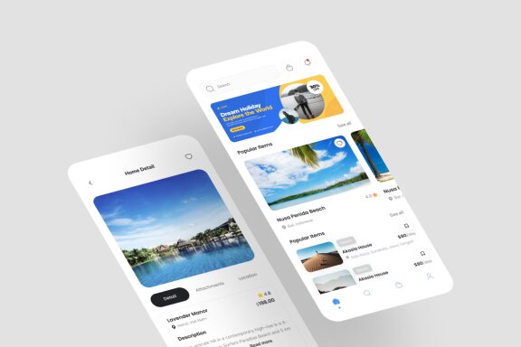 Travel Booking App UI Kit