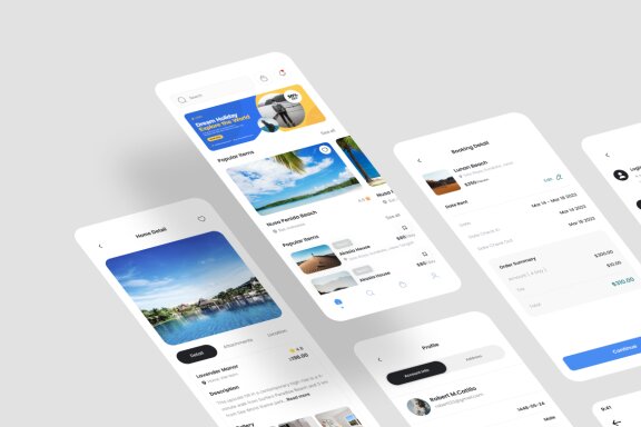 Travel Booking App UI Kit