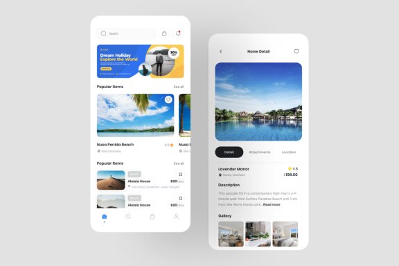 Travel Booking App UI Kit