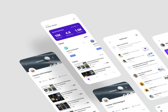 Job Hunt App UI Kit
