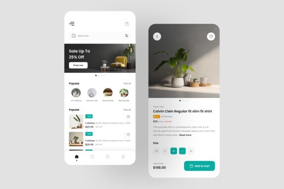 Home Decor App UI Kit