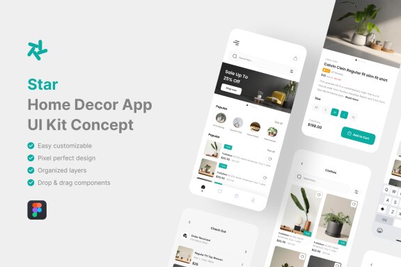 Home Decor App UI Kit
