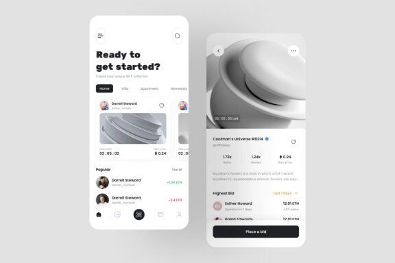 NFT Marketplace App UI Kit