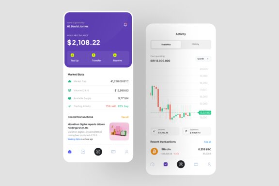 Crypto App UI Kit