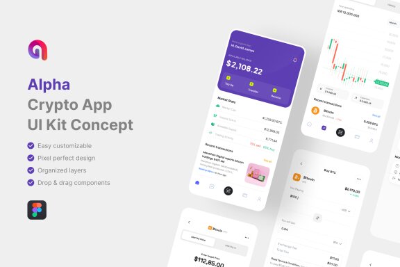 Crypto App UI Kit
