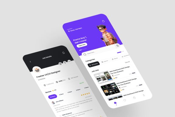 Job Finder App UI Kit
