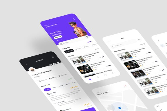 Job Finder App UI Kit