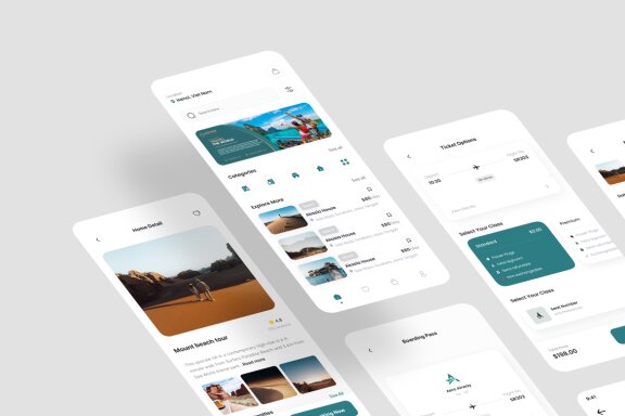 Travel Booking App UI Kit
