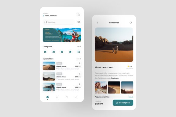 Travel Booking App UI Kit