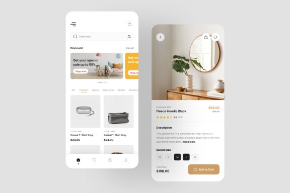Home Decor App UI Kit
