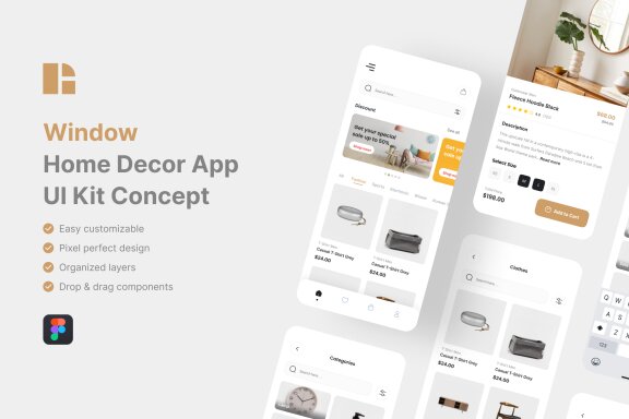 Home Decor App UI Kit