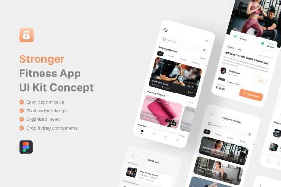 Fitness App UI Kit