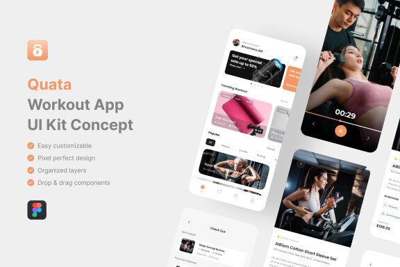 Workout App UI Kit