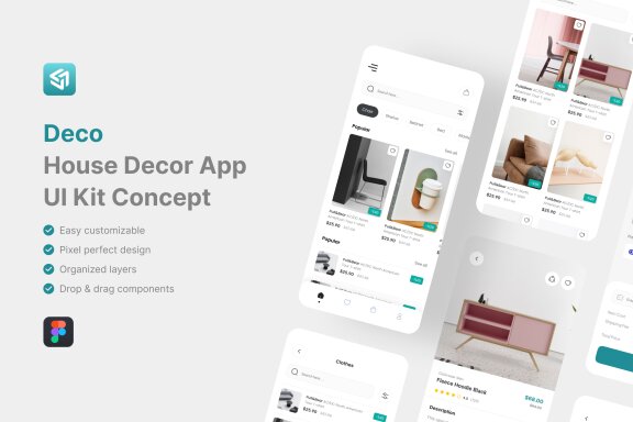House Decor App UI Kit