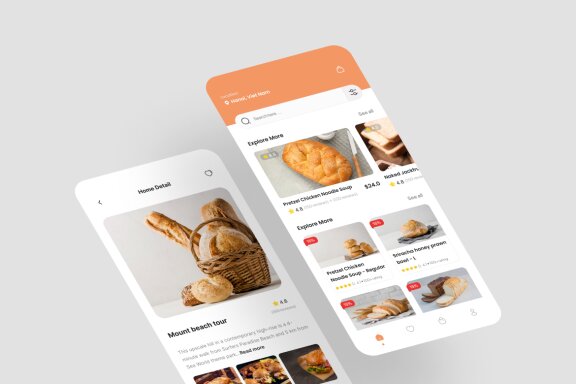 Food Deliver App UI Kit