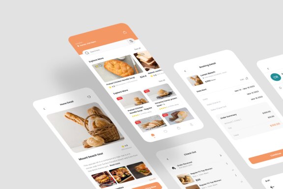 Food Deliver App UI Kit