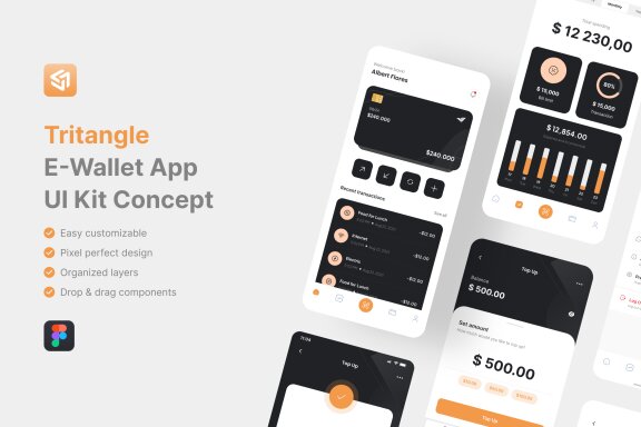 E-Wallet App UI Kit