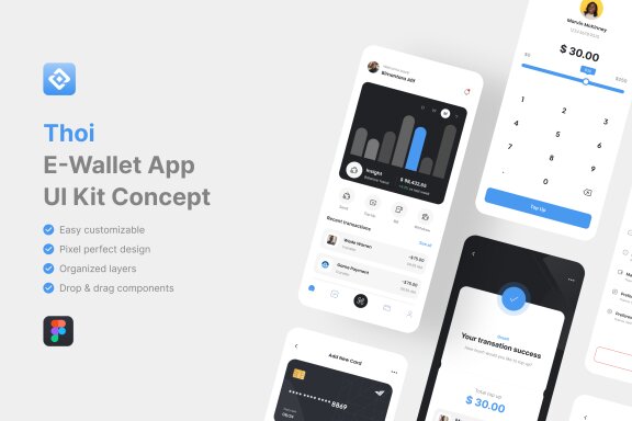 E-Wallet App UI Kit