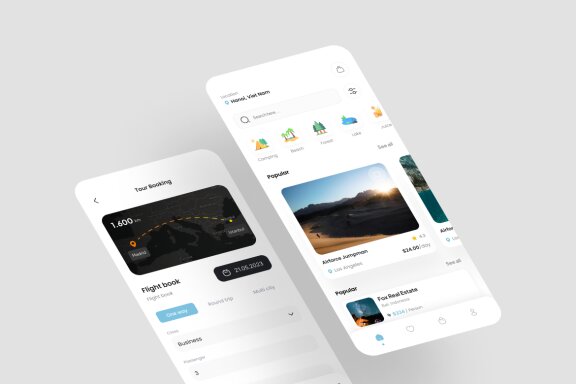 Travel Booking App UI Kit
