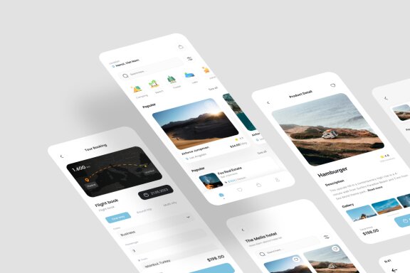 Travel Booking App UI Kit