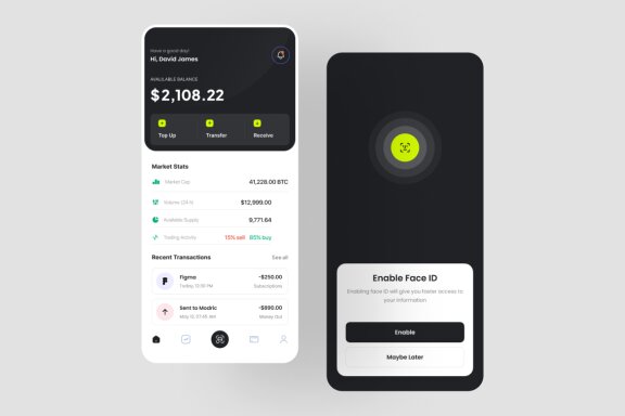 E-Wallet App UI Kit