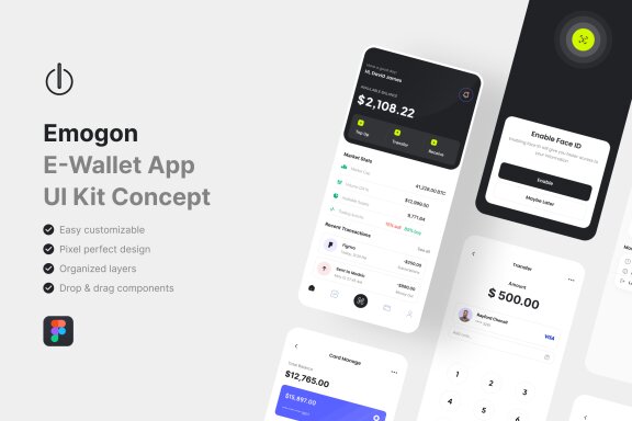 E-Wallet App UI Kit