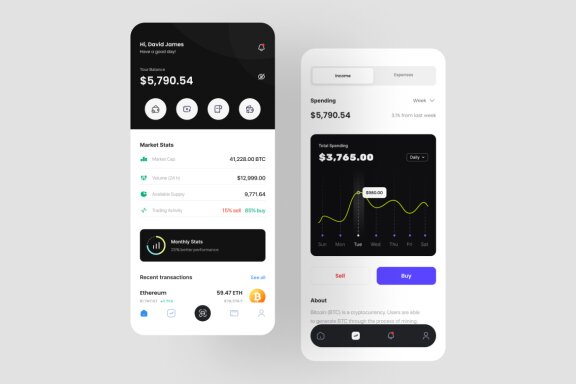 Crypto App Ui Kit