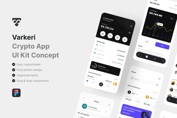 Crypto App Ui Kit