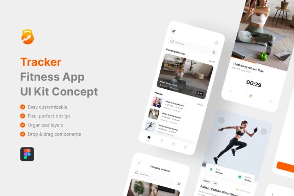 Fitness App UI Kit